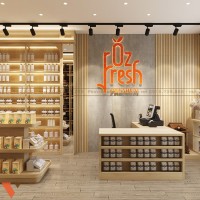 Thiết kế siêu thị mini của chị Bích ở Hà Nội